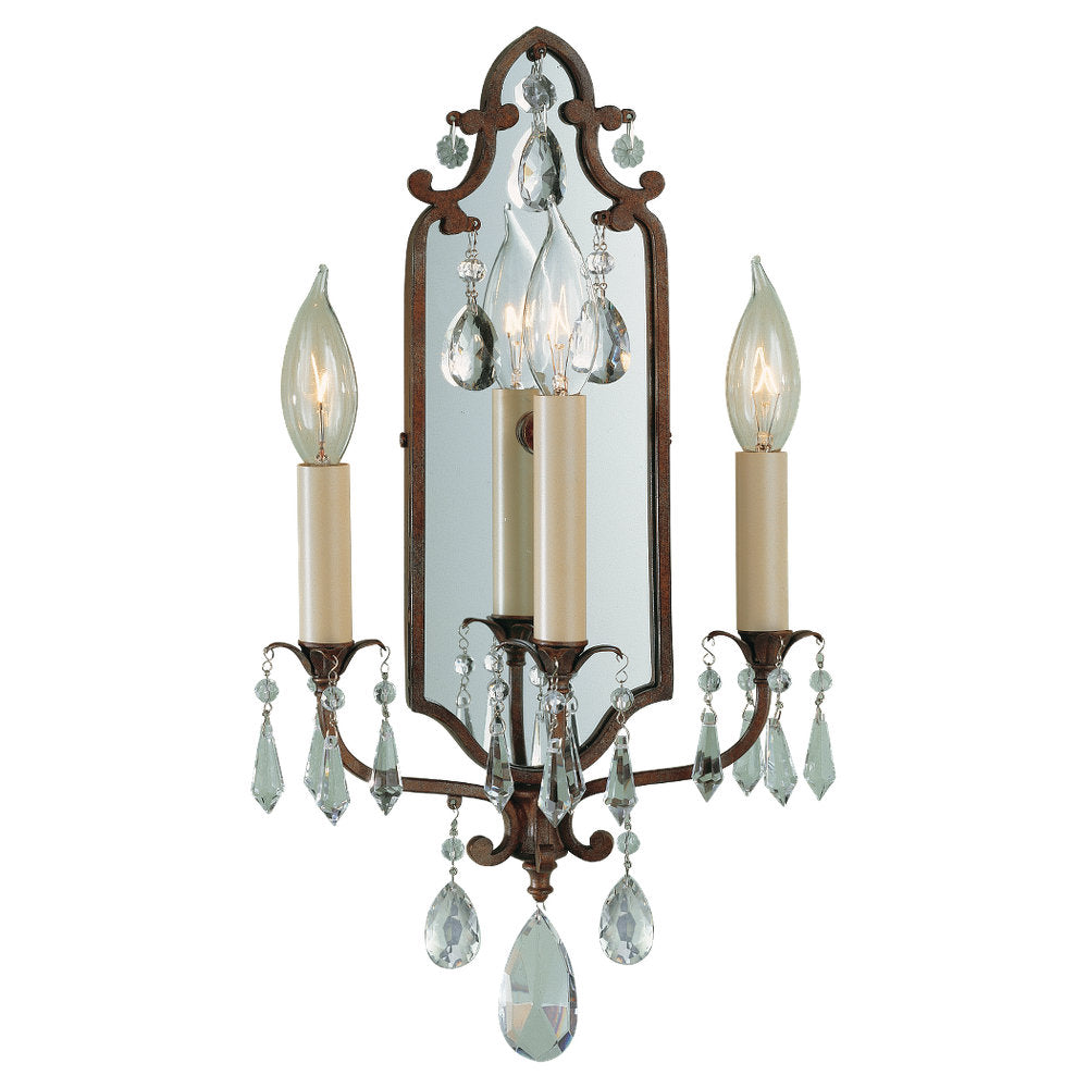 Murray Feiss 3 Bulb British Bronze Wall - C140-WB1218BRB
