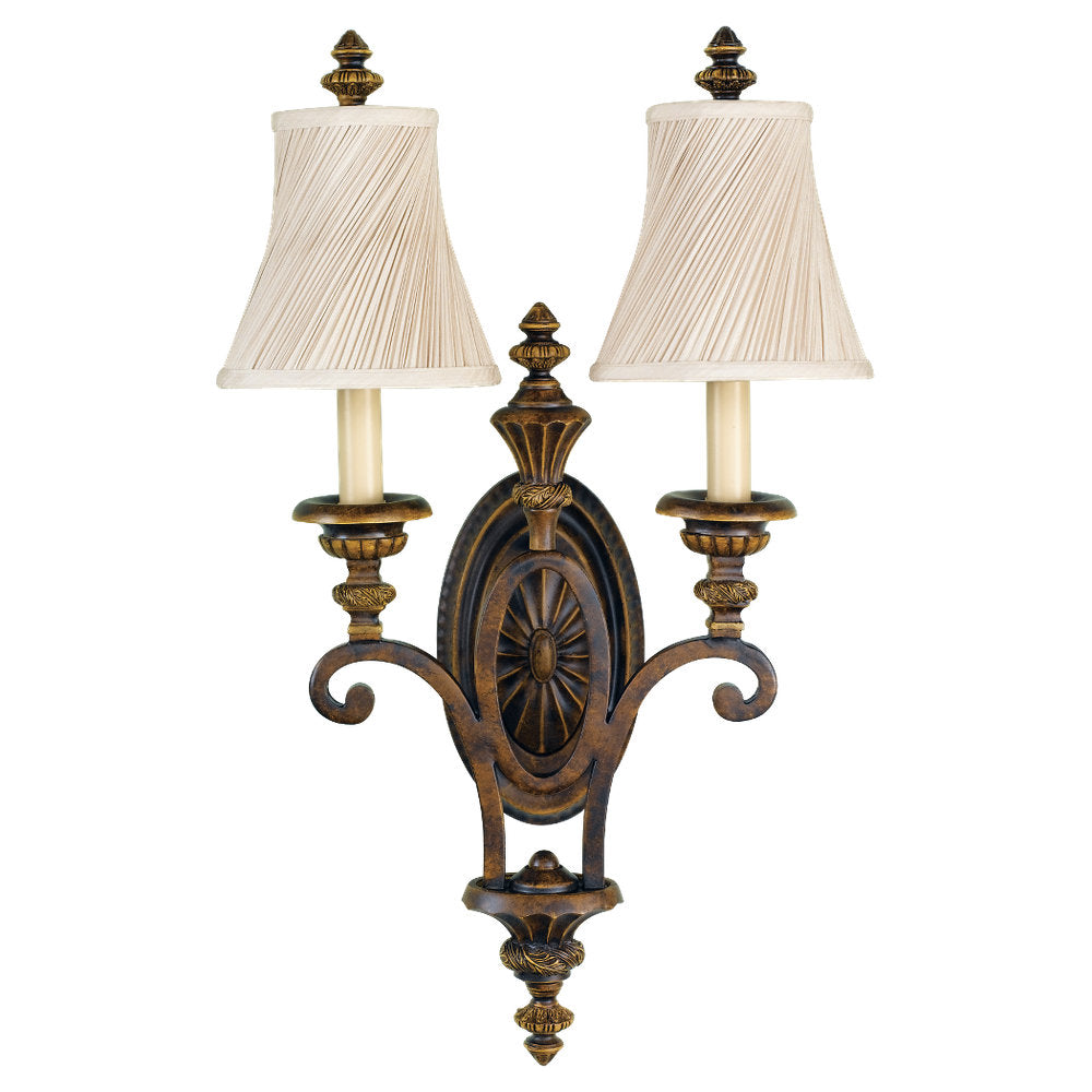 Murray Feiss 2 Bulb Walnut Wall - C140-WB1289WAL
