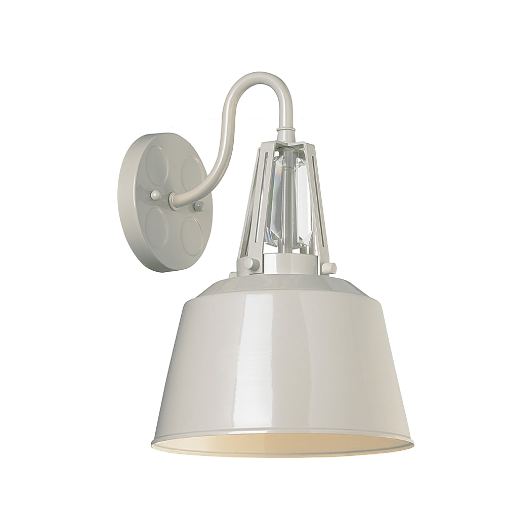 Murray Feiss 1 Bulb Hi Gloss Grey Outdoor Lantern - C140-OL15002HGG