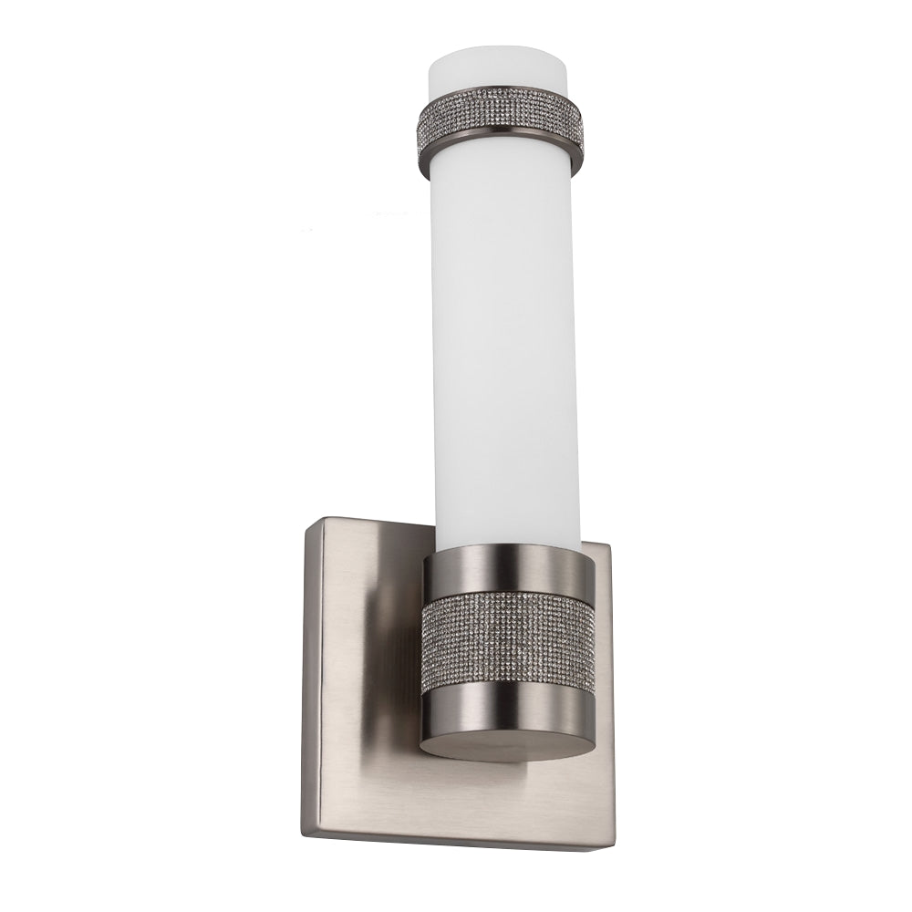 Murray Feiss 1 Bulb Brushed Steel Wall Sconce - C140-WB1739BS