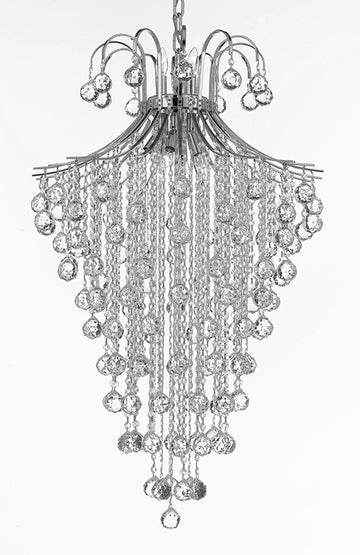 French Empire Crystal Chandelier Chandeliers Lighting H40" X W24" - A93-CS/2/876/9