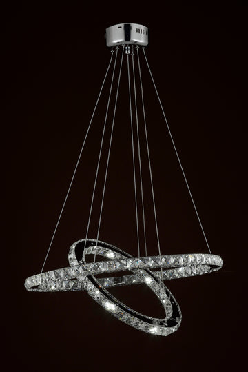 Crystal Elipse Ring Chandelier LED Chandeliers Modern