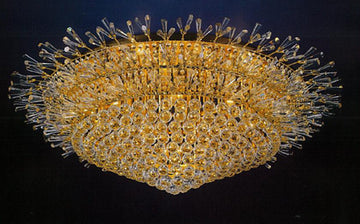 H906-WL61356-580CKG By Empire Crystal-Flush