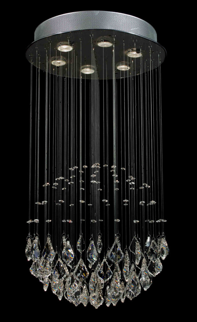 Modern Contemporary Chandelier "Rain Drop" Crystal Chandeliers Lighting H 32" x W 18" - J10-B7/26059/6