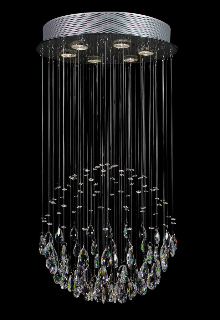 Modern Contemporary Chandelier "Rain Drop" Crystal Chandeleirs Lighting H 32" x W 18" - J10-B8/26059/6