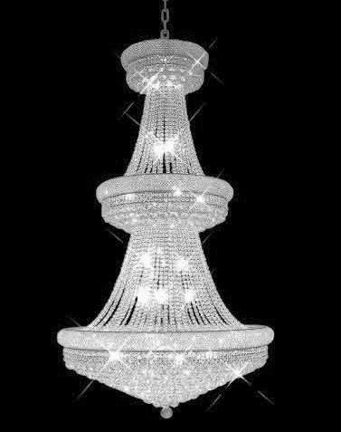 ZC121-V1800G36C By REGENCY - Primo Collection Polished Chrome Finish Chandelier