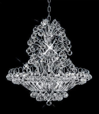 C121-SILVER/2908/2428 Sirius CollectionEmpire Style CHANDELIER Chandeliers, Crystal Chandelier, Crystal Chandeliers, Lighting