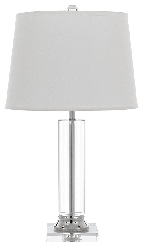 Crystal Column Table Lamp With Shade - J10-1221
