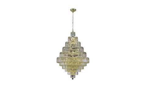 C121-2038D32G/RC - Regency Lighting: Maxime 30 light Gold Chandelier Clear Royal Cut Crystal