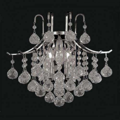 A93-SILVER/3/876   Wall Sconces WALL SCONCE Chandeliers, Crystal Chandelier, Crystal Chandeliers, Lighting