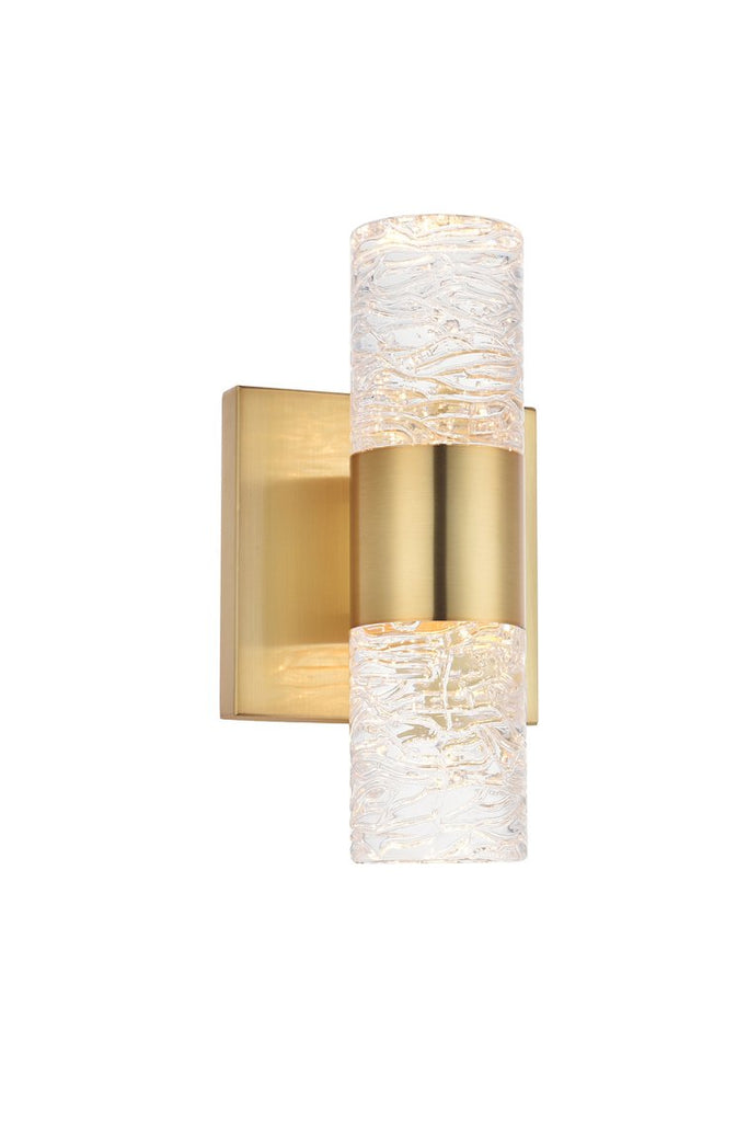 ZC121-5200W5G - Regency Lighting: Vega 2 light Gold LED Wall Sconce