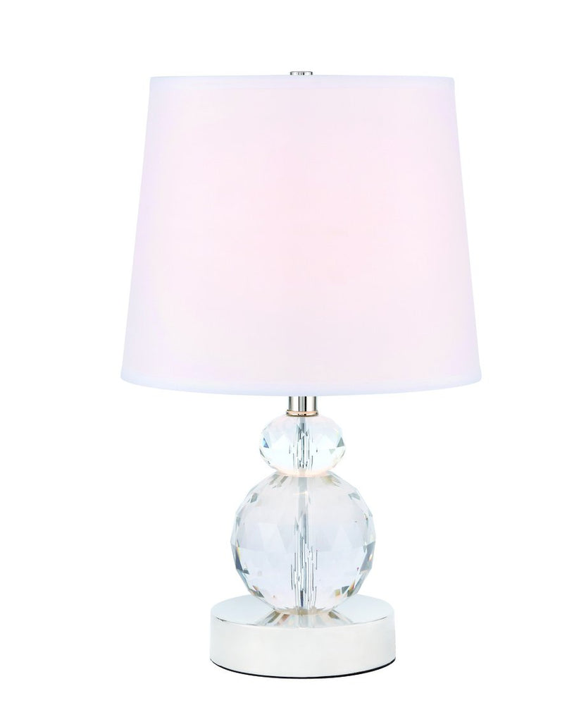 ZC121-TL3031PN - Regency Decor: Maribelle 1 light Polished Nickel Table Lamp