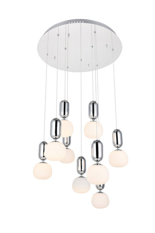 ZC121-5107D9C - Regency Lighting: Lea 9 light in Chrome Pendant