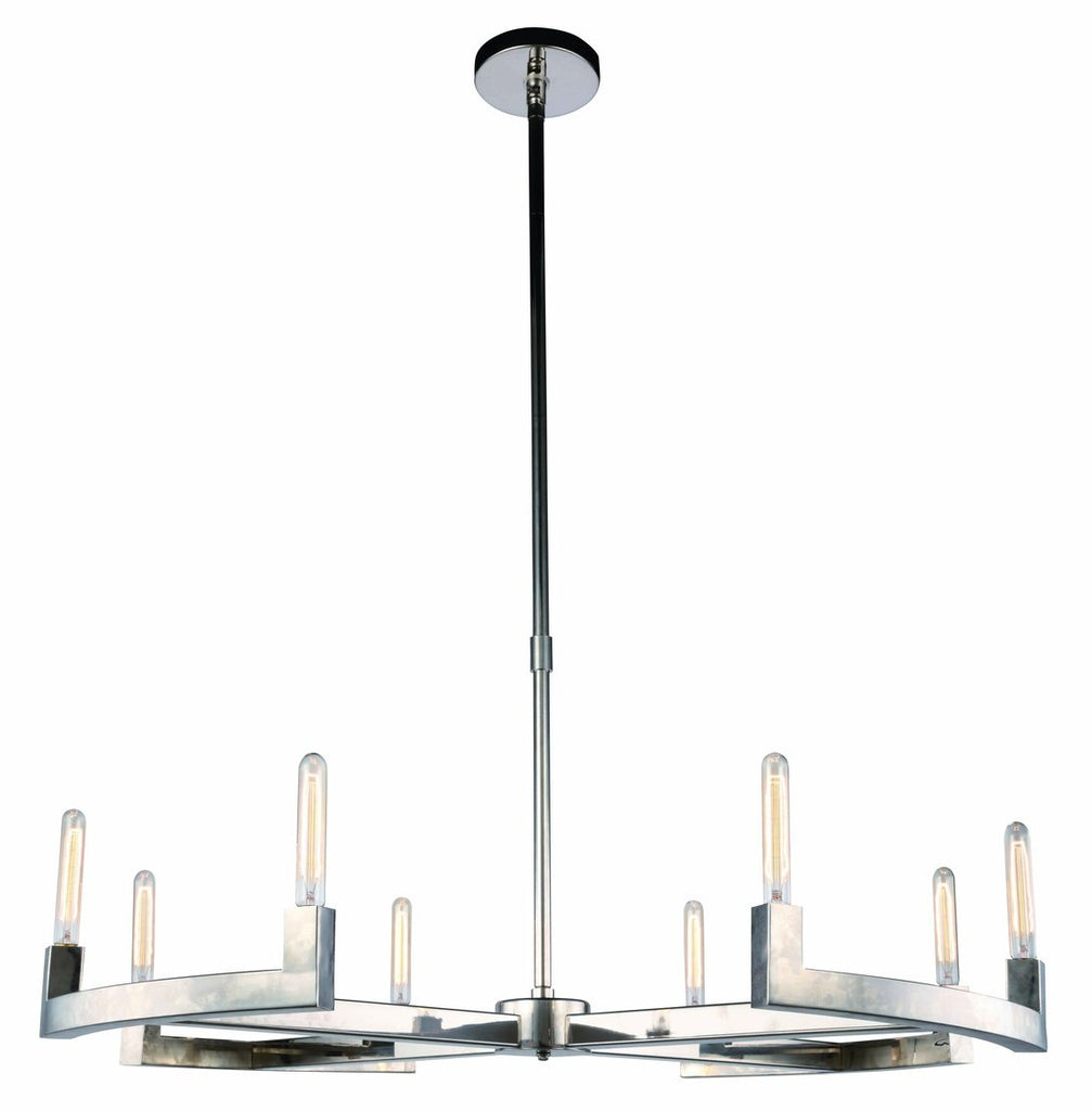 ZC121-1535G48PN - Urban Classic: Corsica 8 light Polished Nickel Chandelier