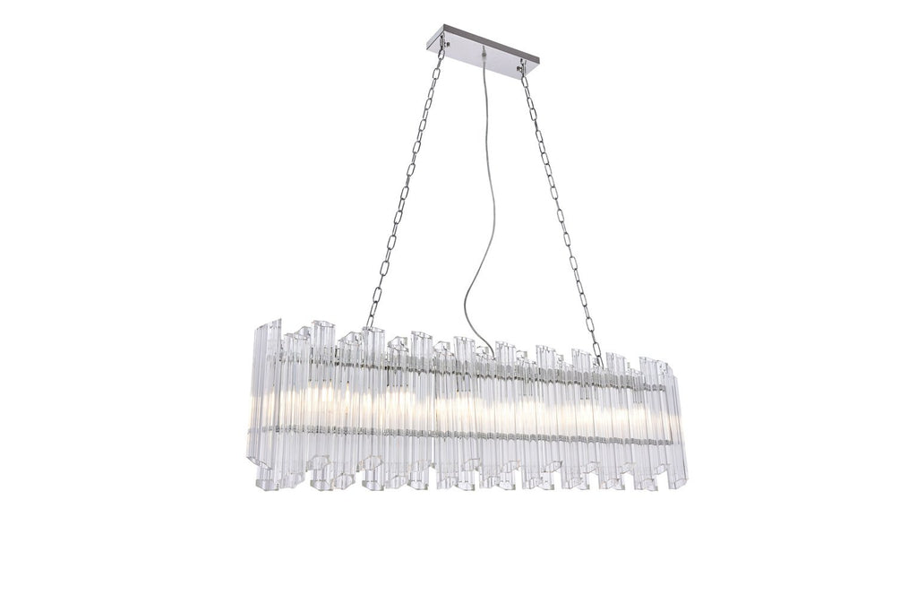 ZC121-1707G50C - Urban Classic: Riviera 6 Light Chrome Chandelier