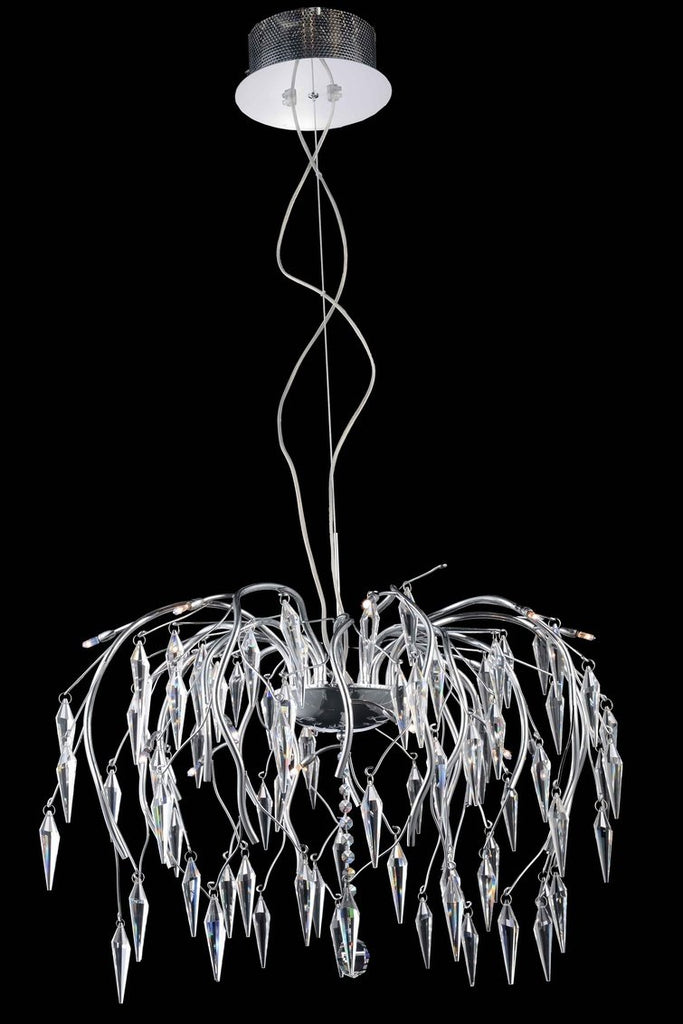 C121-5008D28C/EC - Regency Lighting: Amour 16 light Chrome Chandelier Clear Elegant Cut Crystal