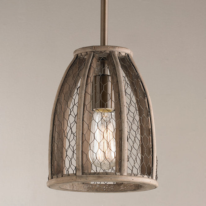Chicken Wire Pendant Small - F100-245