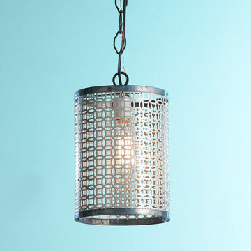 Circles Screen Cylinder Pendant Light - F100-570