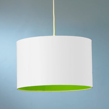 Colored Drum Shade Pendants - F100-363