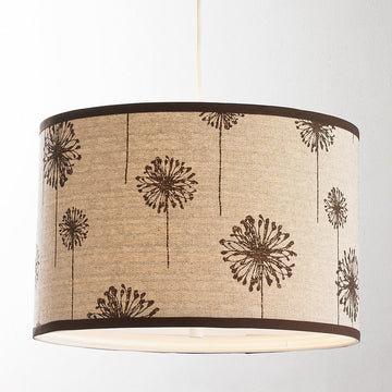 Dandelions Drum Pendant Light - F100-542