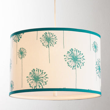 Dandelions Drum Pendant Light - F100-544