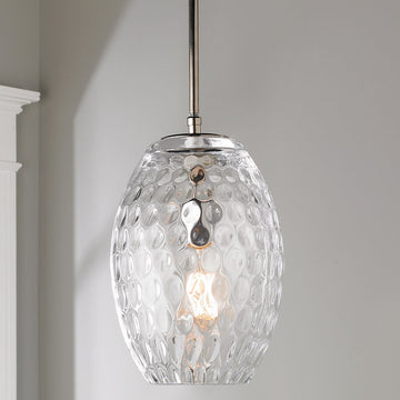 Dimpled Glass Pendant - F100-381