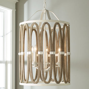 Driftwood Entwined Ovals Pendant Small 1 - F100-426