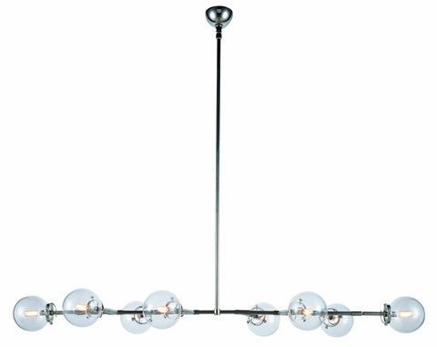 ZC121-1507G66PN - Urban Classic: Leda 8 light Polished Nickel Chandelier