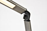 ZC121-LEDDS001 - Regency Decor: Illumen Collection 1-Light metallic grey Finish LED Desk Lamp