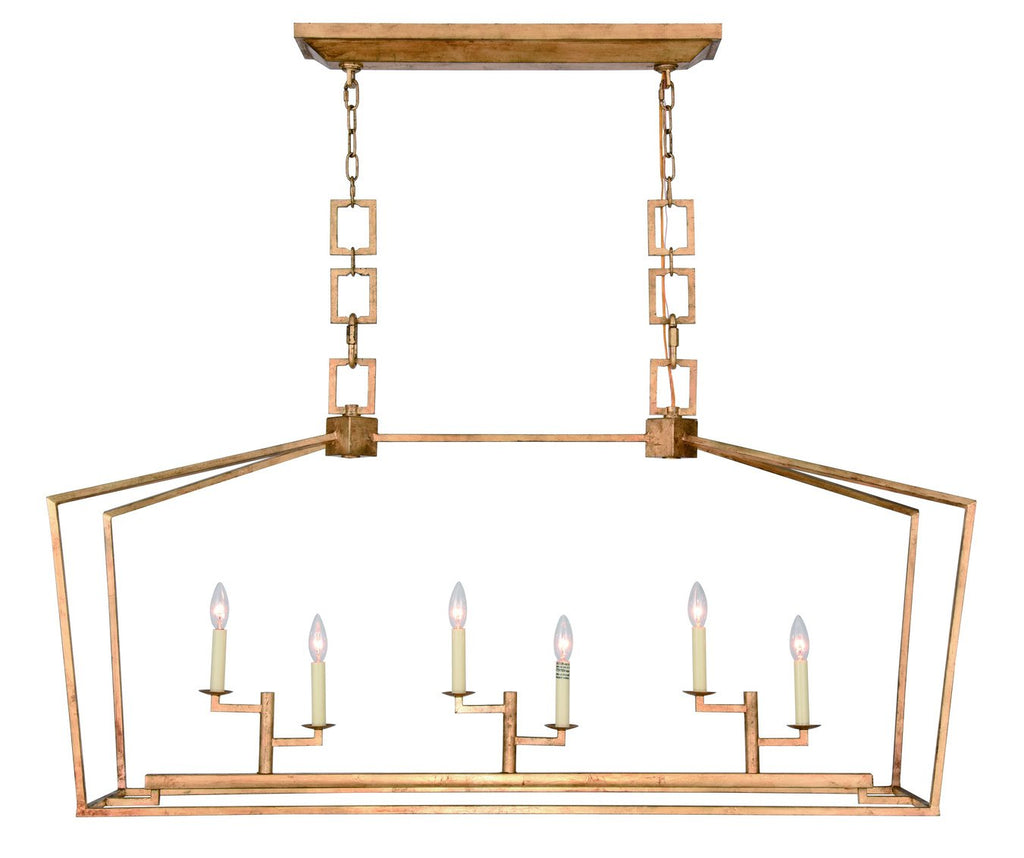 ZC121-1512G54GI - Urban Classic: Denmark 6 light Golden Iron Chandelier