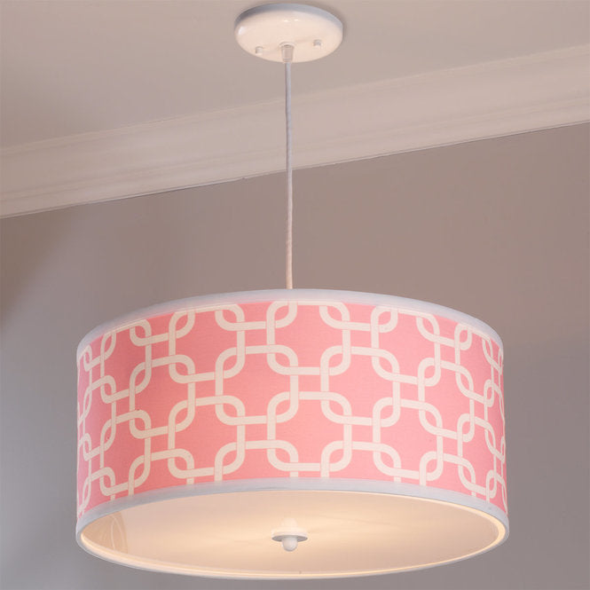 Geometric Fretwork Shade Pendant Light Large - F100-606