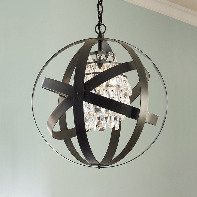 Glam Metal Strap Lantern - F100-370