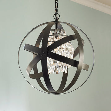 Glam Metal Strap Lantern - F100-370