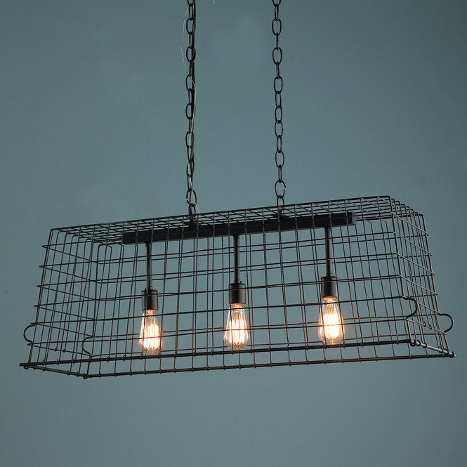 Industrial Chic Wire Island Chandelier Large - F100-589