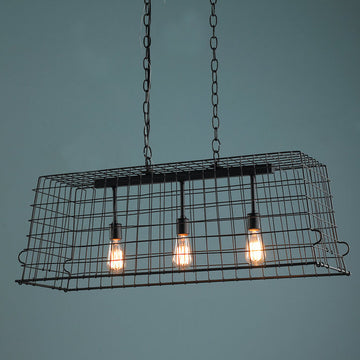 Industrial Chic Wire Island Chandelier Large - F100-589