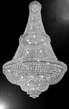 French Empire Crystal Chandelier Lighting W/Swarovski Crystal! 7.5FT Tall! - Perfect for an ENTRYWAY OR Foyer - A500-C9/CS/448/48SW
