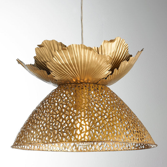 Lotus Basket Pendant Large - F100-451