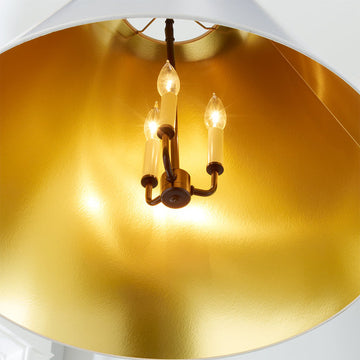 Oversized Cone Paper Shade Pendant - F100-203
