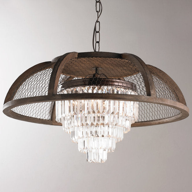 Rustic Elegance Chandelier 3 Light - F100-447