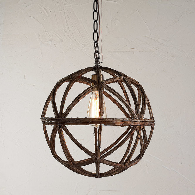 Twig Sphere Chandelier Or Pendant Light Small - F100-452