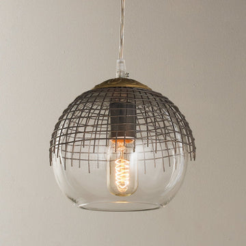 Urban Metal Grid Pendant - F100-411
