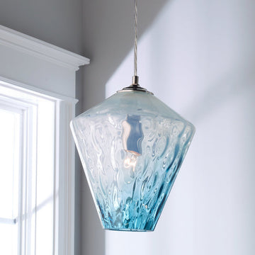 Wavy Glass Pendant - F100-298