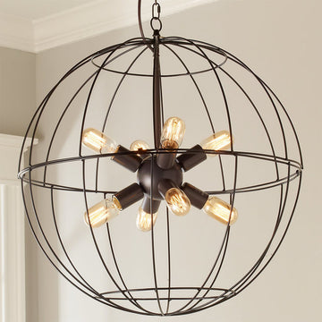Young House Love Large Wire Globe Sputnik Chandelier - F100-316